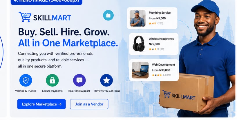 SkillMart – Nigeria's Digital Marketplace for Products & Professional Services