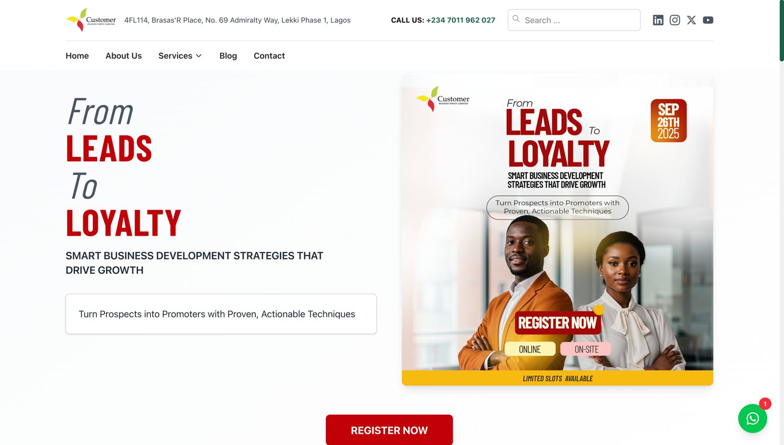 Customer Passion in Business Consulting and Training
